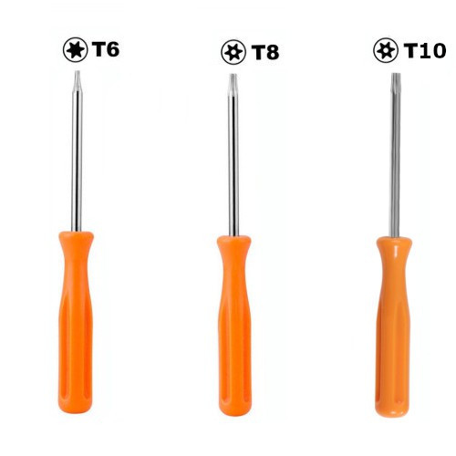 Kit Chave Torx T6,T8 e T10 Compativel para controles Xbox 360 e Xbox One