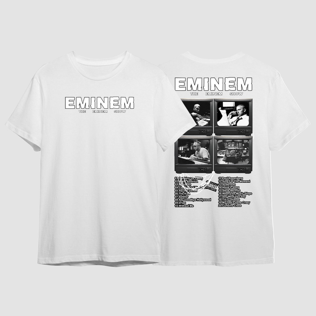 Camiseta Rapper The Eminem Show Graphic Lose Yourself Tour