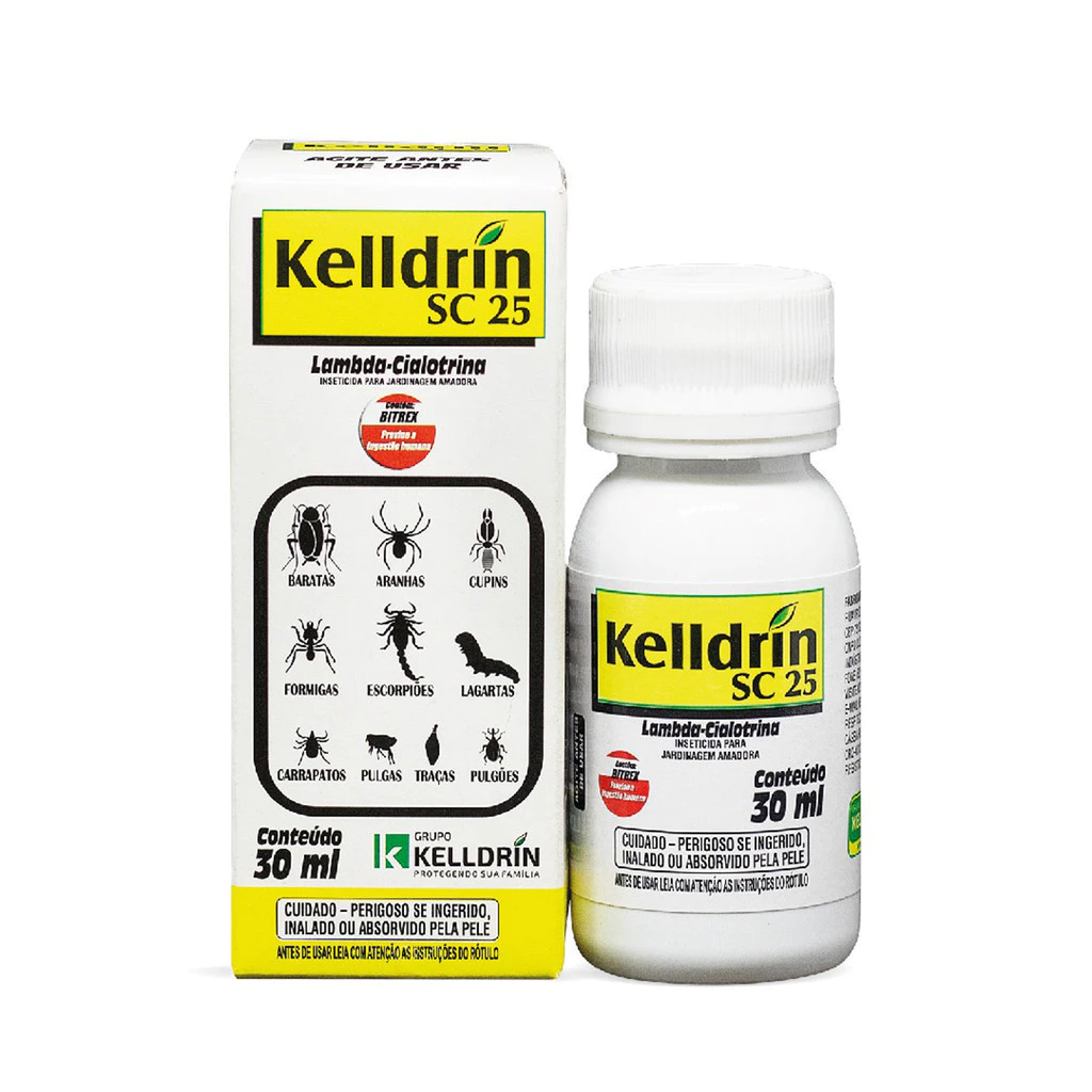 Kelldrin Sc 25 30ml Inseticida para controle de pragas