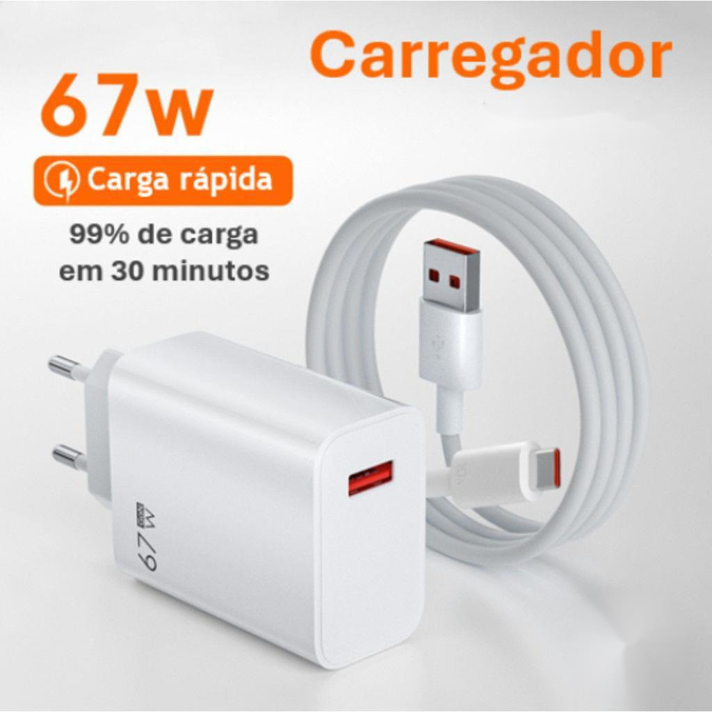 Carregador 150w Carregar Rápido 33w 67w 120w 180w para Android Xiaomi ...