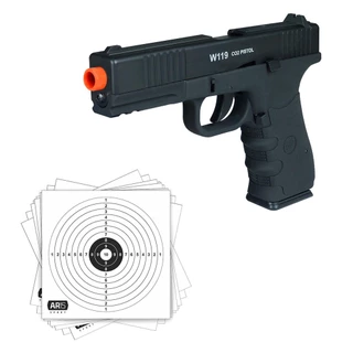 Pistola Pressão Co2 Esfera Aço 4.5 Rossi W119 Blowback 4.5mm