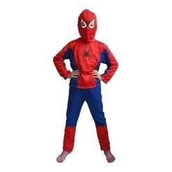 Fantasia Homem Aranha Infantil Com Máscara Festa Halloween