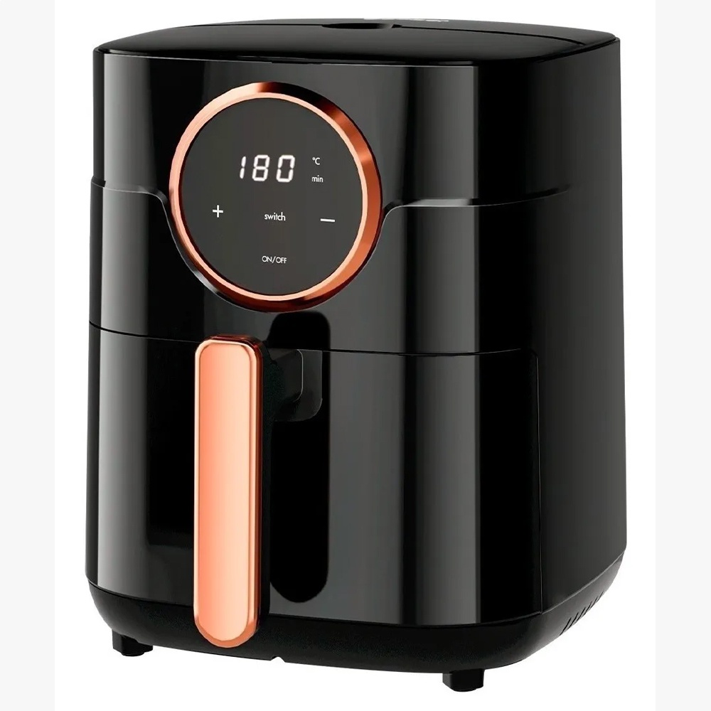 Fritadeira Elétrica Air Fryer Gaabor 4l Digital Touch 1400w Grafite Ga-e45a01-b 220v