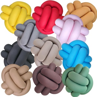 Kit 02 Almofada Bola Nozinho No Decoracao Liso Cama Infantil Quarto Crianca Sofa Sala Poltrona Resistente lavavel
