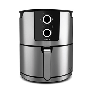 Fritadeira Air Fry Philco 6 Litros PFR67PI Preto com Inox 127V