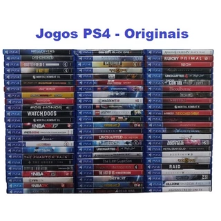 Jogos PS4 Original - Mídia Física