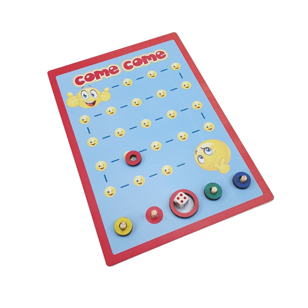 Jogo Come Come Tabuleiro Madeira Educativo Corrida Emoji | Shopee Brasil