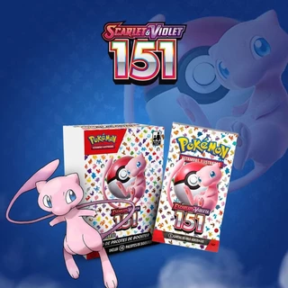 Box 18 Boosters Pokémon Escarlate e Violeta Coleção 151 TCG Copag