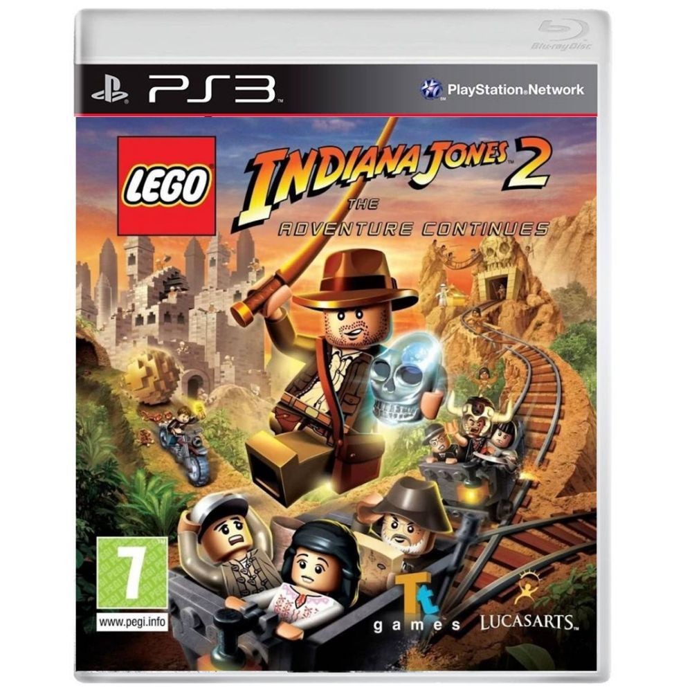 Lego Indiana Jones 2 A Aventura Continua PS3 Mídia Fisica