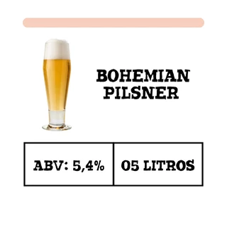 Kit Receita de Cerveja Bohemian Pilsner - Hostya 5 L com Fermento