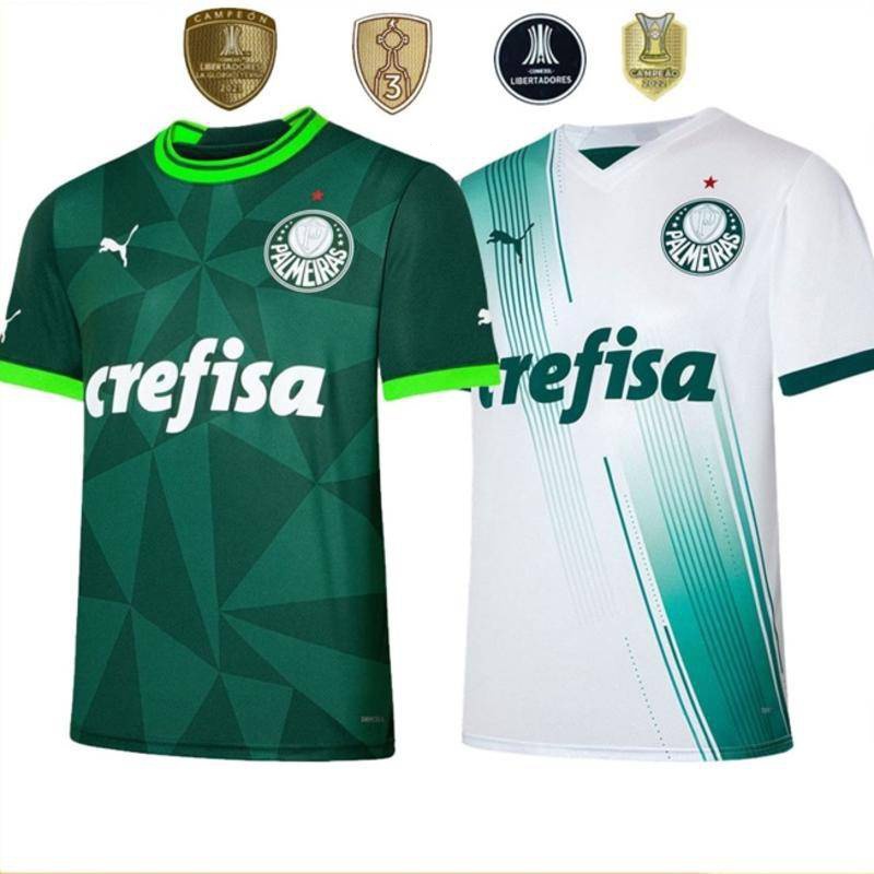 Camisa Palmeiras Casa Verde Branca 22/23 De Futebol Personalizada Masculina  Premium - Corre Que Ta Baratinho