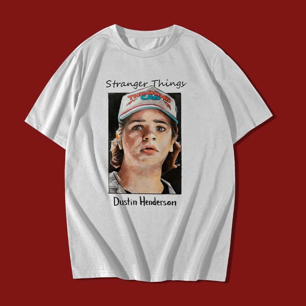 Camiseta Dustin Henderson Stranger Things | Shopee Brasil