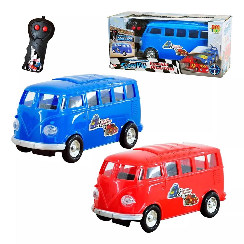 Carro Com Controle Remoto Super Kombi Corrida Divertida | Shopee Brasil