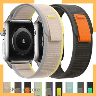 Pulseira novo Loop Trail nylon compatível apple watch series 8 ultra 49mm 45 44 42 41 40 38 e smartwatch