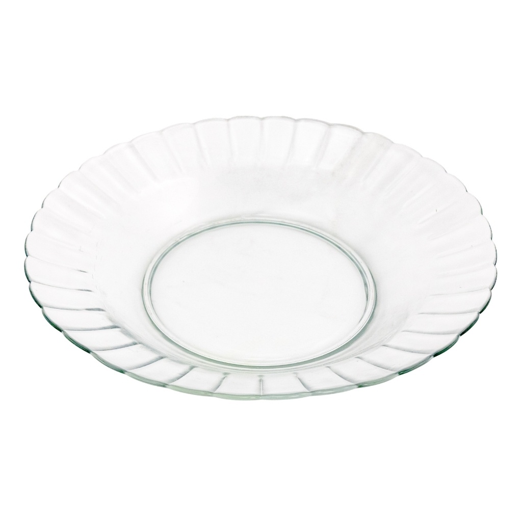 Prato Grande Fundo Para Refeições Sopas 22,5cm Borda Decorada Detalhada