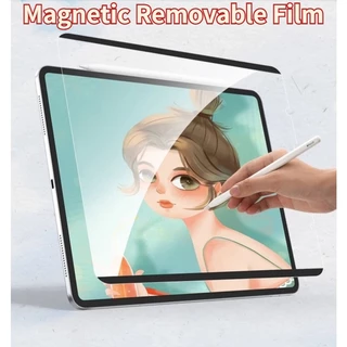 Película Magnética Para Samsung Galaxy Tab S9 FE +/S9 Plus 12.4 2023 10.9 S9 S8 S8 + S7 11'S6 Lite A8 Atração Removível Fosca Antirreflexo Pintura