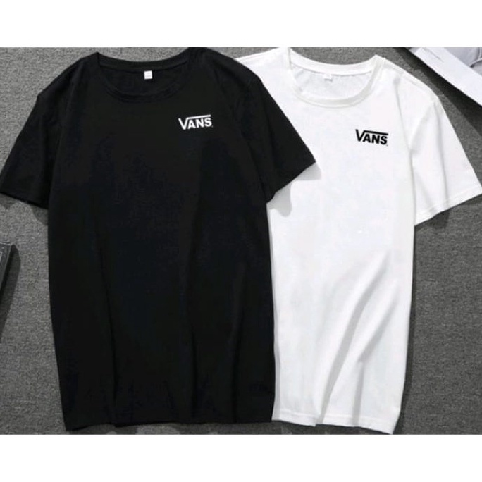 Camiseta Vans, Logo pequeno, 100% Algodão. Unissex. Super Oferta.