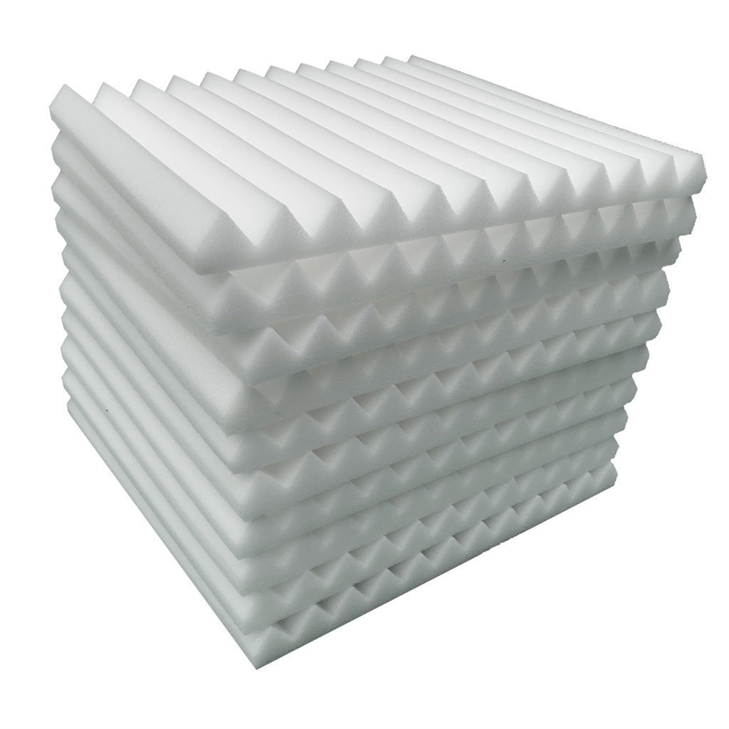 10Pcs Espuma Acústica Parada Sonora Estúdio De Esponja De Absorção KTV À Prova De Som