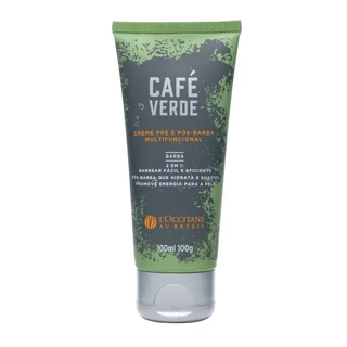 Creme Pré/Pós-Barba Multifunc Café Verde 100ml - L