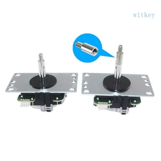 2Pieces Arcade Joystick Extensor Eixo Cromado Para Seimitsu Game Controller