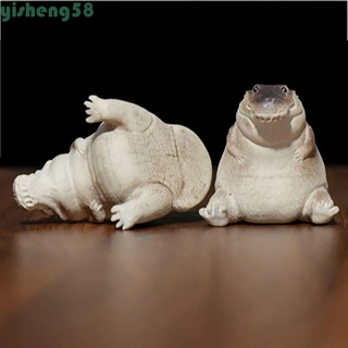 YISHENG Crocodile Tea Pet , Vívido Pequeno Zisha Crocodilo , Belas Artesanato Em Barro Roxo Escritório Fofo