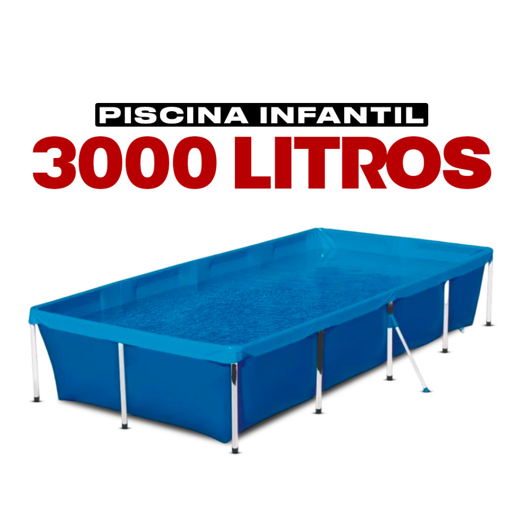 Piscina Infantil Retangular 3000 Litros MOR Verão | Shopee Brasil