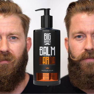 Balm Para Barba Big Barber 240ml Profissional Caixa Com 3 Unidades