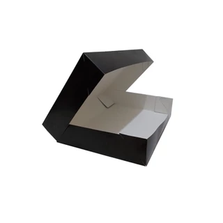 10 Caixas de Papel Para Presente Preta 19x15x4 cm R1