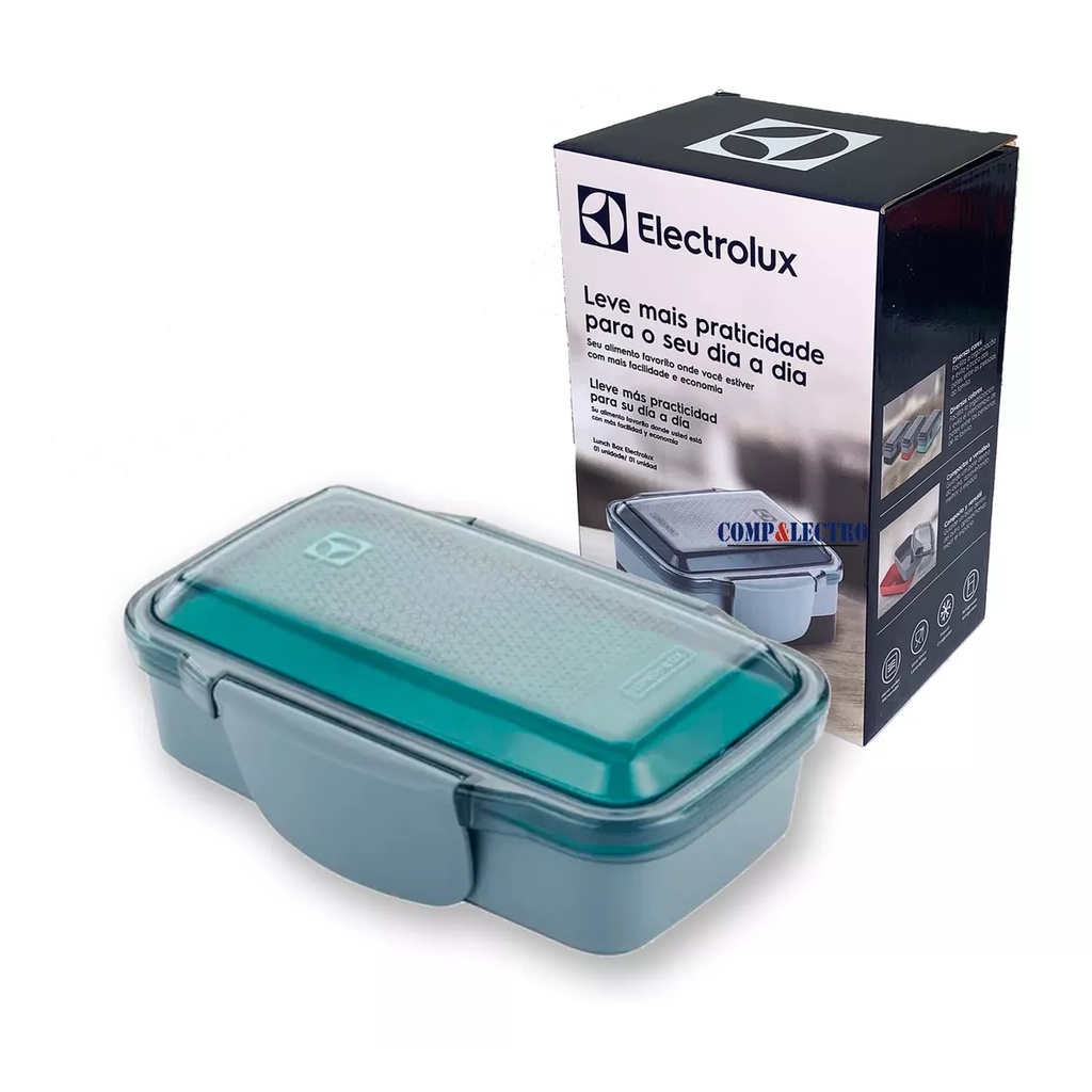 Pote De Marmita Lunch Box Tampa Easy Open Electrolux Verde Shopee Brasil