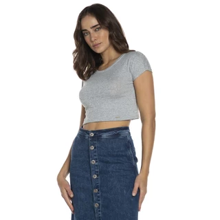Blusa Feminina Básica Polo Wear Mescla Claro