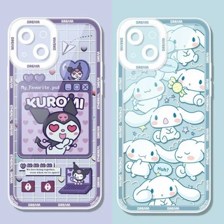 Canela Fofa Para IPhone 15 Pro Max Transparente À Prova De Choque 14 13 12 11 XR XS 6 6S 8 7 Plus 7 8 Anime Sanrio Capa Macia