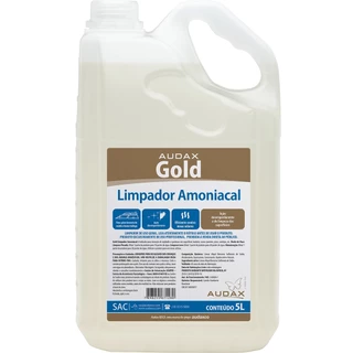 Limpador Amoniacal Audax Gold - 5L