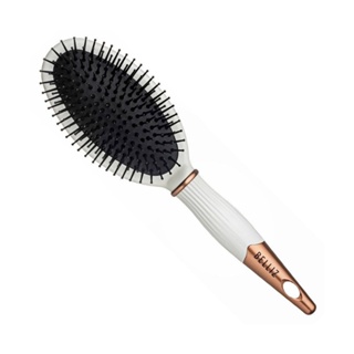 Escova De Cabelo Belliz Golden White Oval 2611