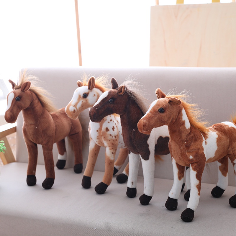 TOYANDONA Cavalo Appaloosa Cavalo De Brinquedo Realista Cavalo De Simulação  De Brinquedo Figura Do Cavalo Recheio De De Páscoa Brinquedos De Animais
