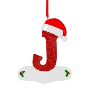 Garende Lindo pingente de galinha de desenho animado chaveiro de acrílico  para árvore de Natal para pendurar decoração, Vermelho