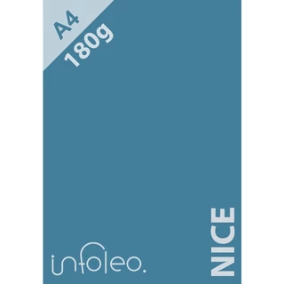 Papel Color Plus A4 180 gramas Nice (Azul Acinzentado)