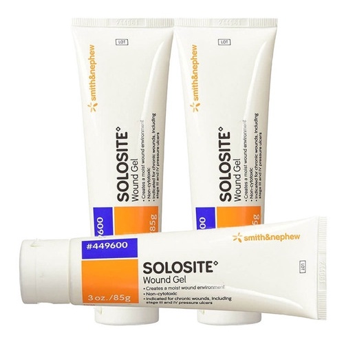 Curativos Solosite Hidrogel 85g Tratamento de Feridas Smith e Nephew ...