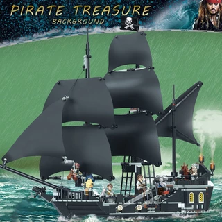 Piratas Do Caribe Série A Black Pearl Building Blocks Brinquedos Compatíveis Com Marca Principal Mini Figuras De Desenho Animado Capitão Jack Educativos Para Crianças