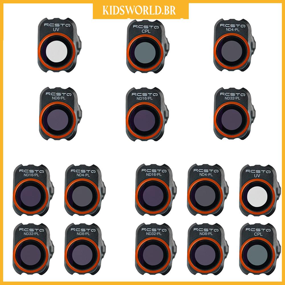1/4/6pcs Filtros De Lente Para DJI Mavic Mini 1 2 SE UV/CPL/ND/PL Vidro Óptico