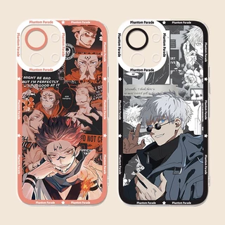 Capa Capinha Case Motorola Moto G24 G34 G04 G04S G64 G54 G84 G14 G9 PLAY G22 G13 G10 G20 G30 G23 G31 G32 G42 G52 G53 G60 G62 5G G73 E20 E30 E40 Edge 50 Pro 40 30 Neo Fusão Capa Transparente silicone Gojo Satoru Macio Celular