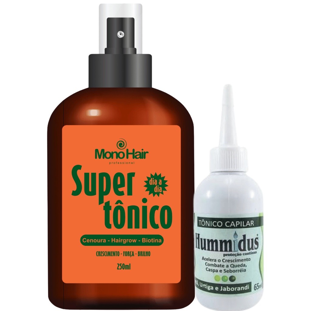Super Tônico 250ml - Crescimento Capilar Acelerado - Tônico de crescimento 65ml