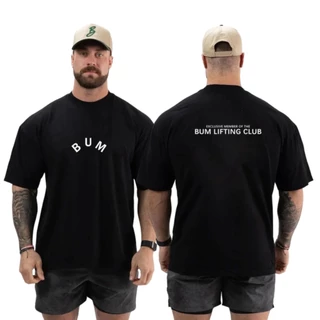 Camiseta Academia Larga Musculação Bum Lifting Club Camisa Oversized Treino 163