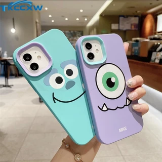 Para Samsung S23 S22 Ultra Plus S23 S21 S20 FE M32 M13 Caixa De Telefone Hybrid 3 Em 1 Monstros Sulley Mike Capa De Proteção Total Do Corpo À Prova De Choque