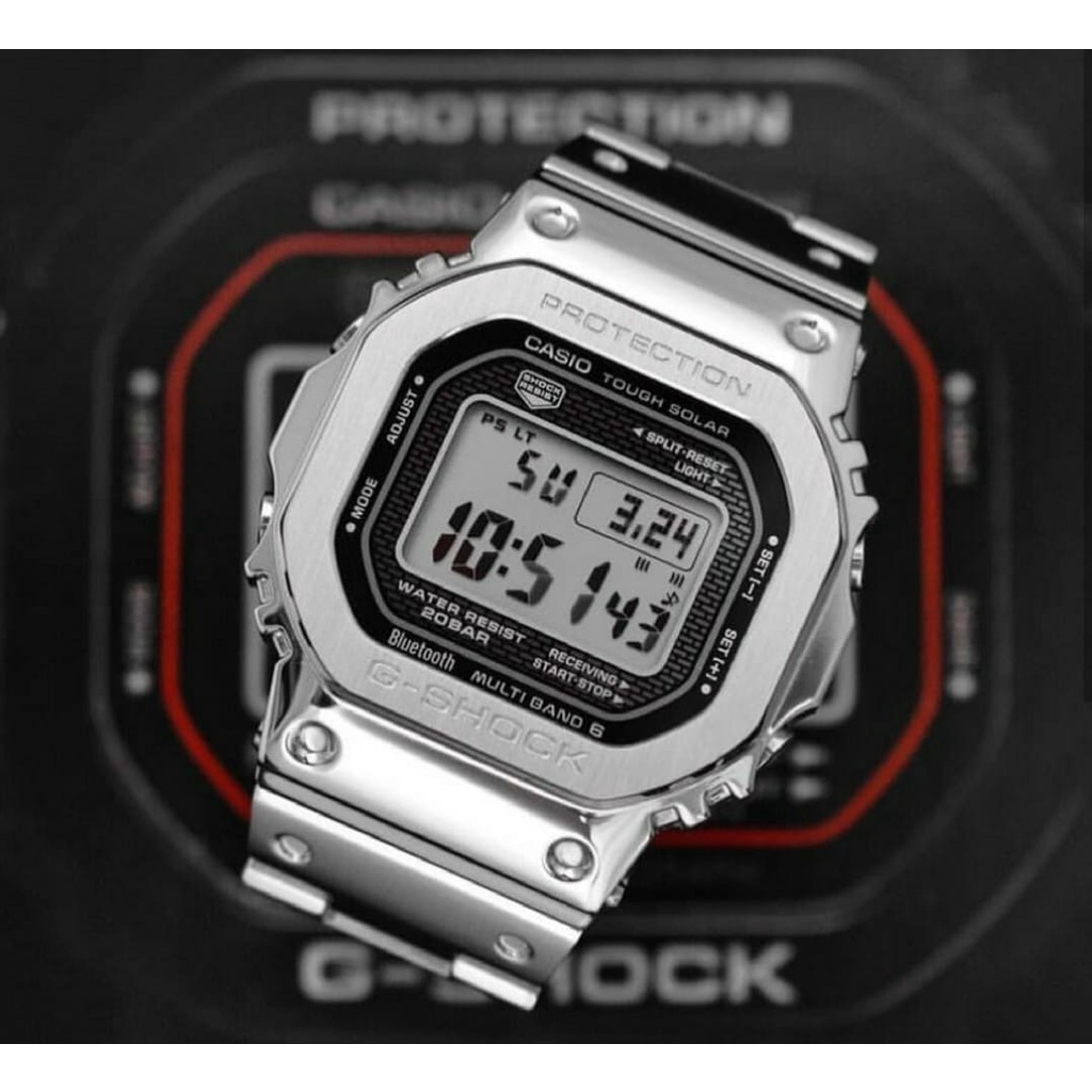 Relogio Casio G-Shock GMW-B5000TR-9 Protection Aço Resistente a Água