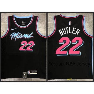 Hot pressed camiseta de Jimmy Butler Miami Heat Jersey preto blusa regata de basquete nba Jersey Quente Prensado