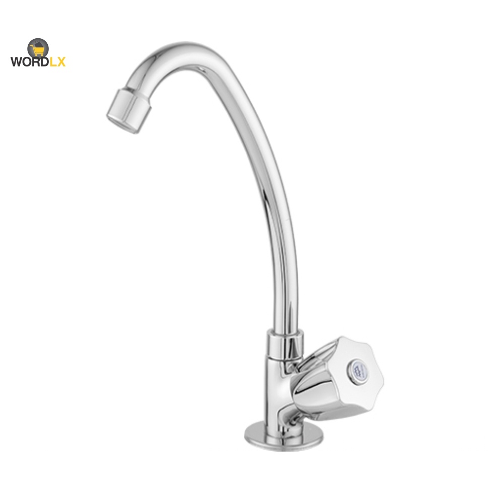 Torneira Cromada Abs Cozinha Bica Movel 1/4 Volta