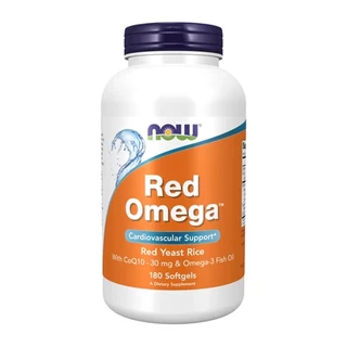 Óleo de Peixe Red Omega Now Foods 180 Sofgels Importado