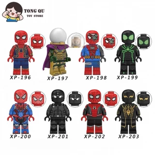 Superhero Minifigures Spider-Man Building Block Doll Collection Ornamentos mini Modelo Brinquedo Presente