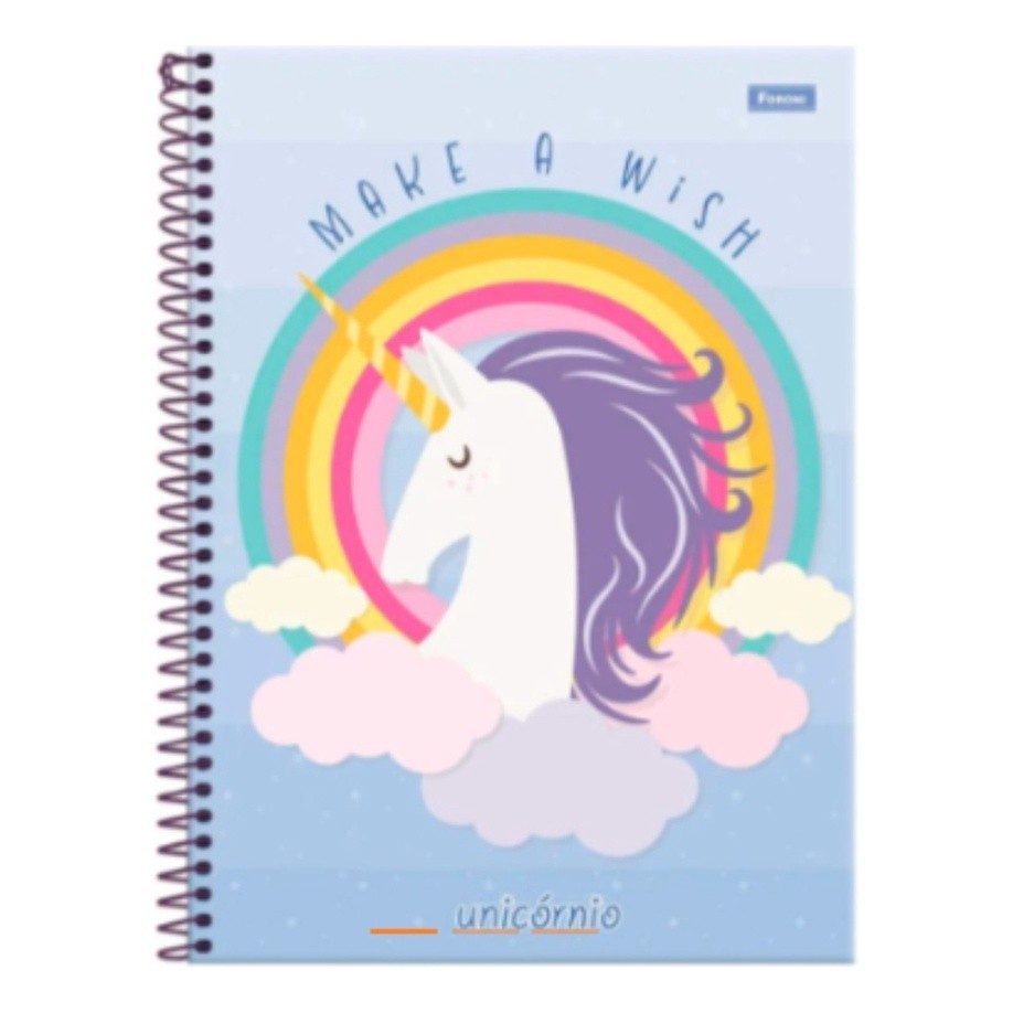 Caderno Capa Dura 10 Matérias Unicórnio Exclusivo Shopee Brasil 6134