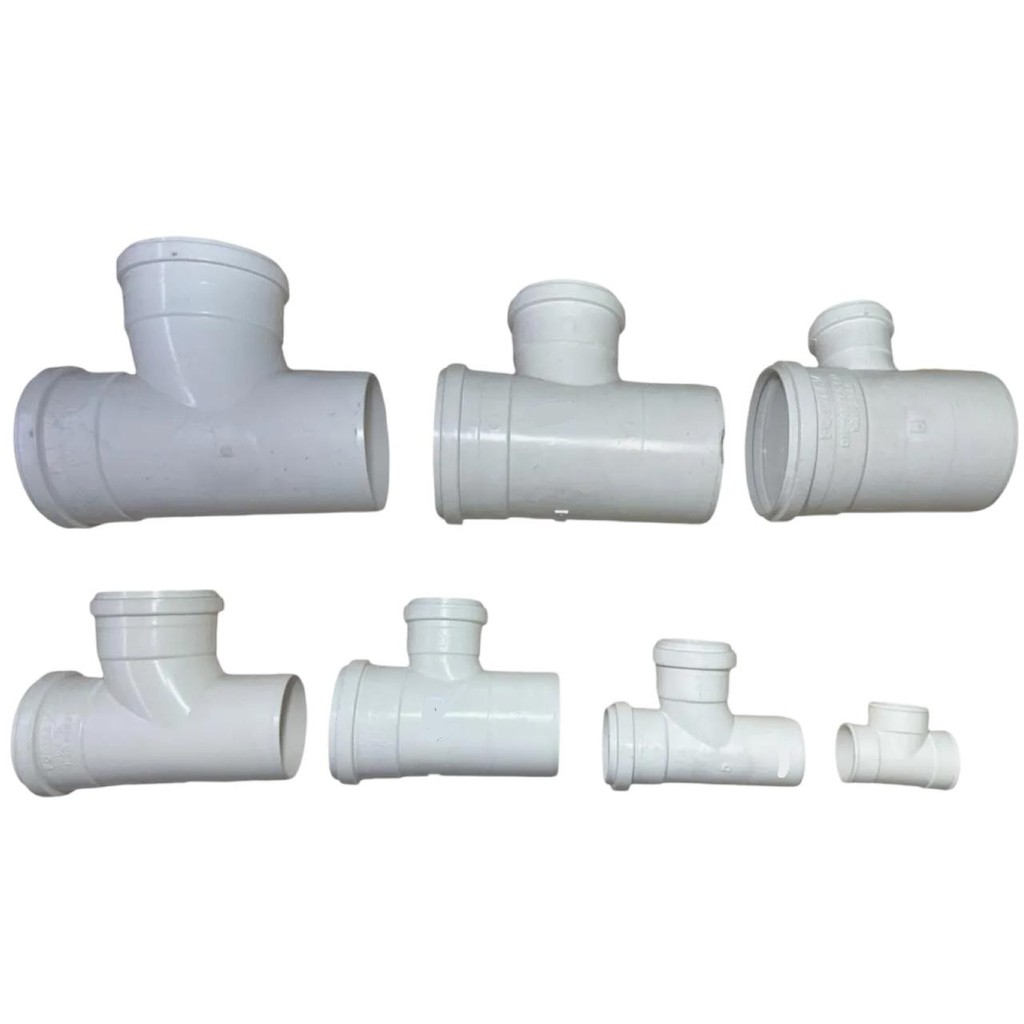 Tê Tee de Esgoto Fortlev Branco - Diversos Tamanhos | Shopee Brasil